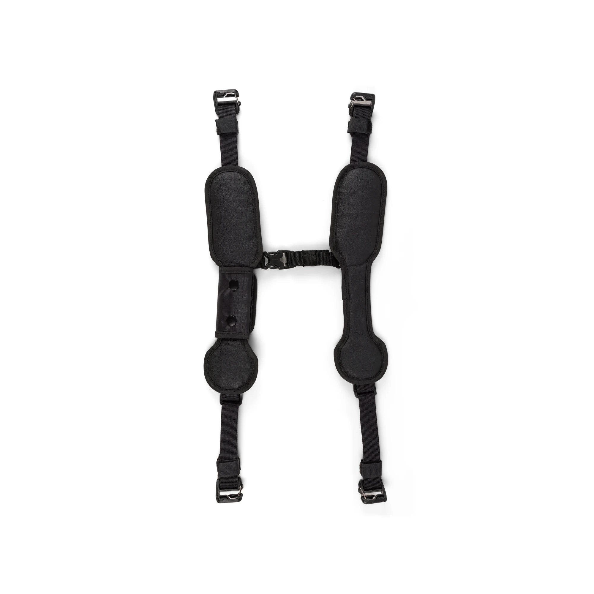 Reverse side of the RYZVOX FAR Backpack Straps 40L, showing the padding and adjustment webbing