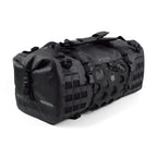 RYZVOX FAR Duffel Bag 40L Travel, front view with the lynx crest on the front panel
