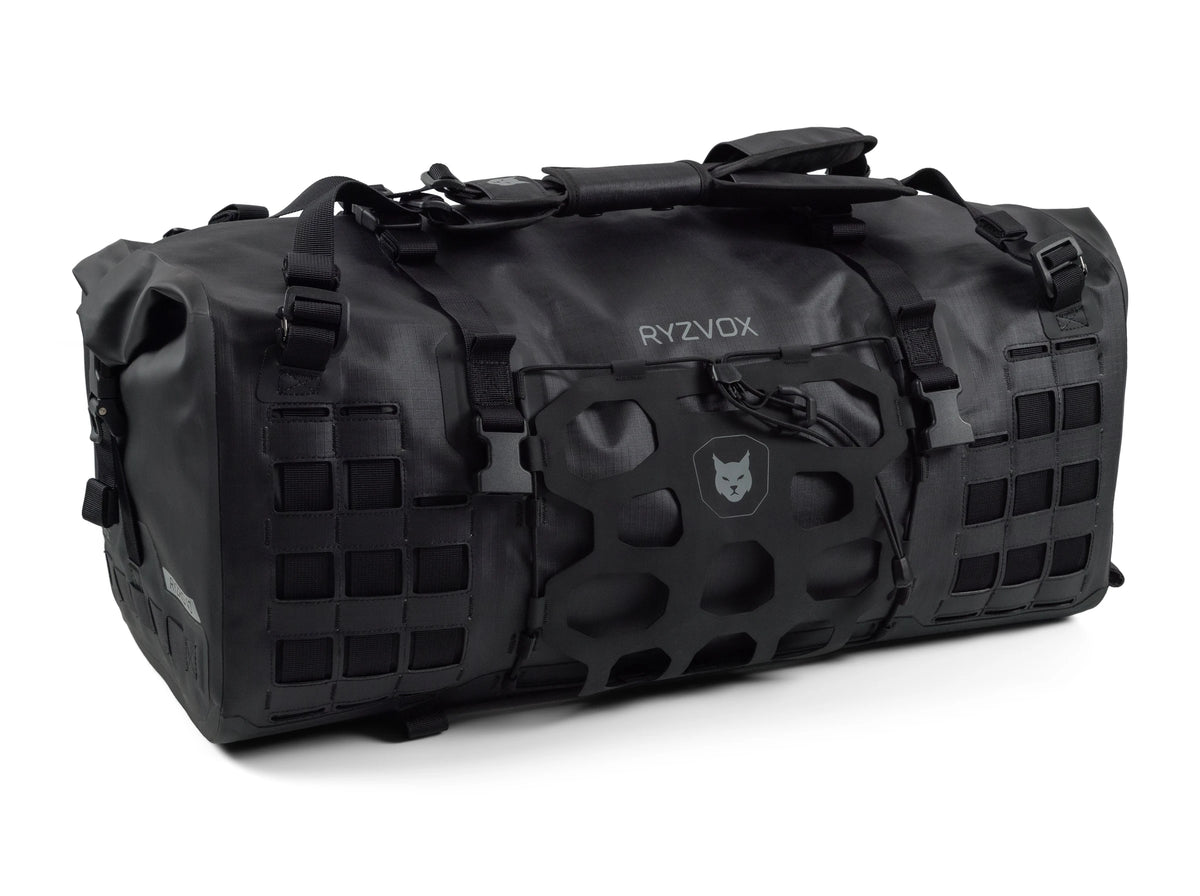RYZVOX FAR Duffel Bag 40L Travel, exterior view used for the feature hotspots