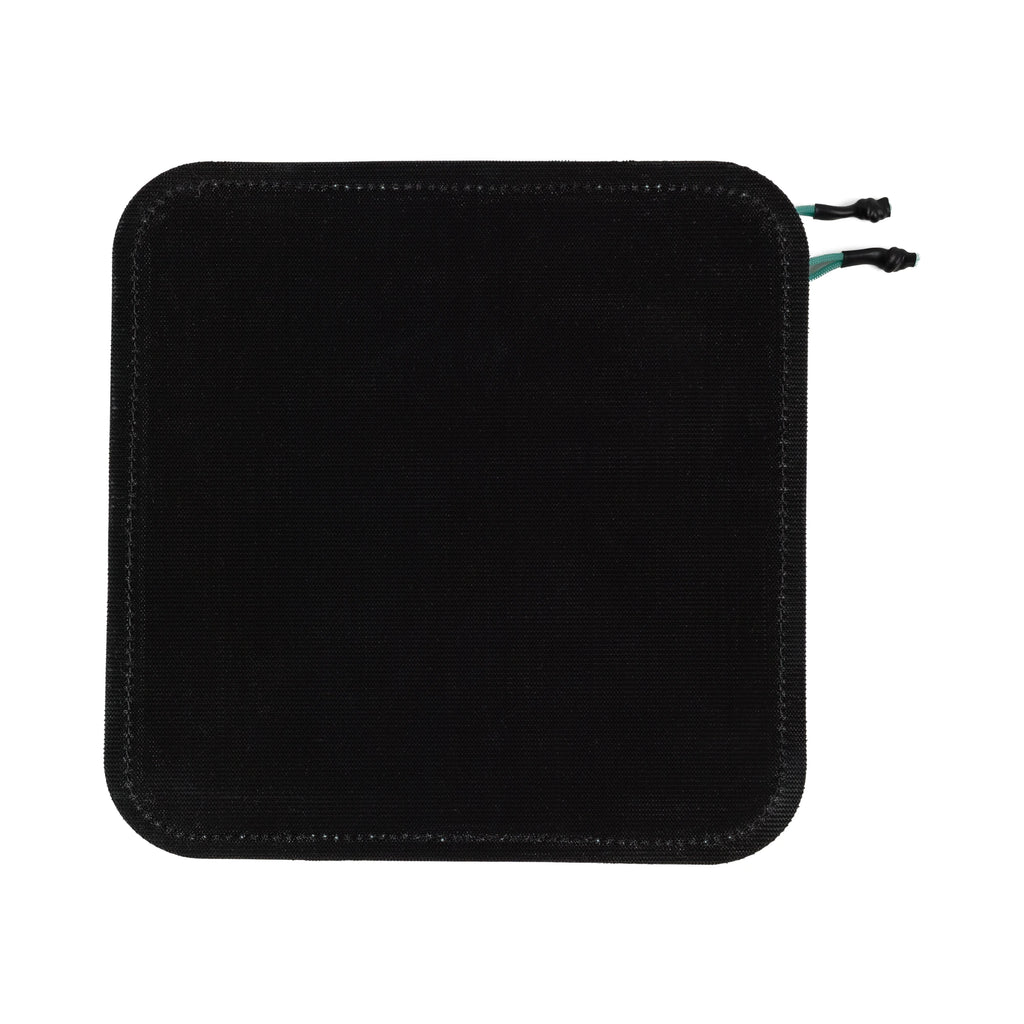 Back of the RYZVOX Mesh Pouch L, plain panel with the hook-and-loop backing